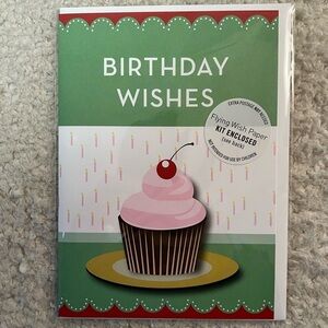 Flying Wish Paper "Birthday Wishes" Cheers Greeting Card Kit